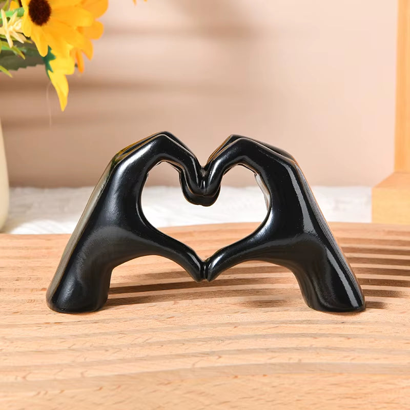 Heart Hand Statue