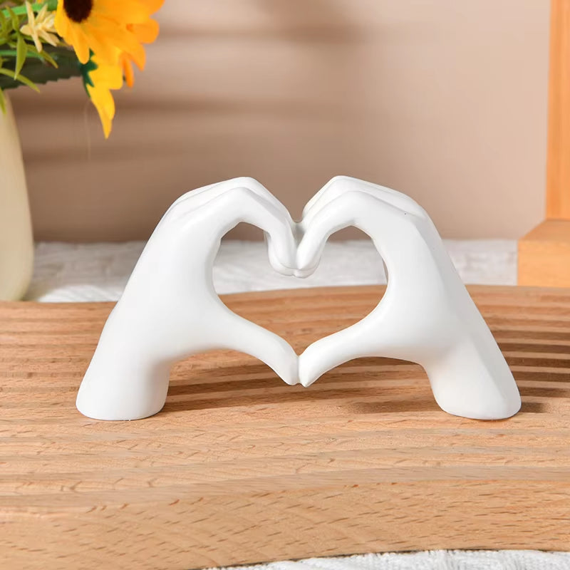 Heart Hand Statue