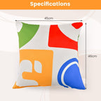 Set of 4 Decorative Double-sided Throw Pillows
