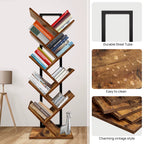 9-Tier Tree Floor Standing Bookshelf